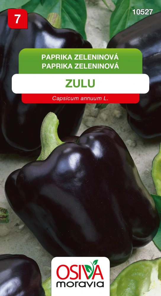 Paprika sladká černá Zulu