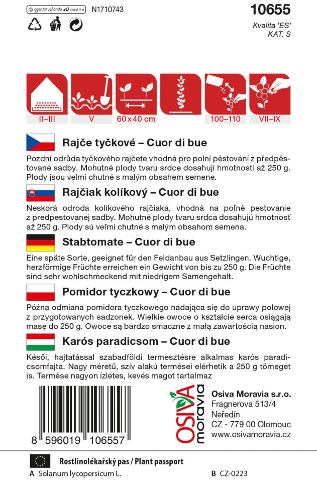 Rajče býčí srdce Cuor di bue