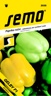 Paprika sladká žlutá raná Smile F1
