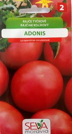 Rajče malinové tyčkové Adonis