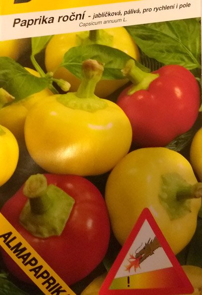 Paprika k nakládání mírně pálivá Ilika