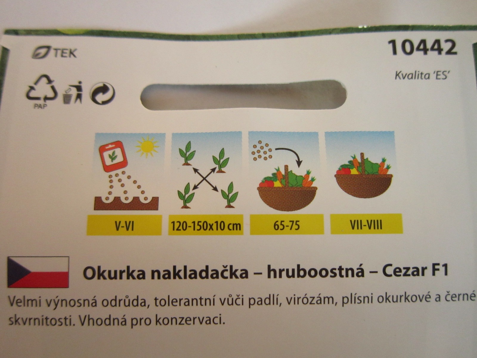 Okurka nakladačka Cezar F1